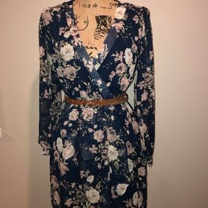 Wrap style dress